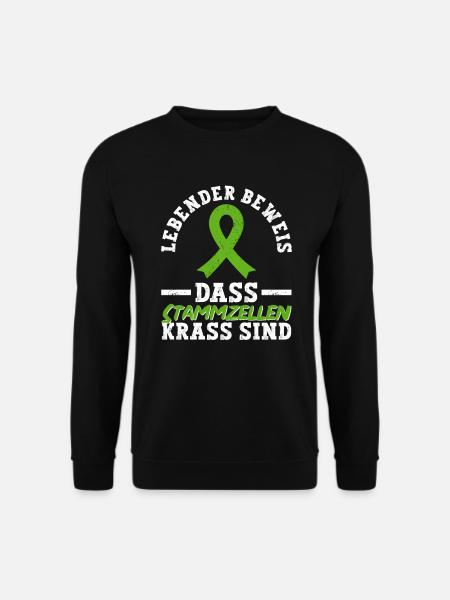 Stammzellen Stammzellentherapie Stammzellenspende - Unisex Pullover - Schwarz