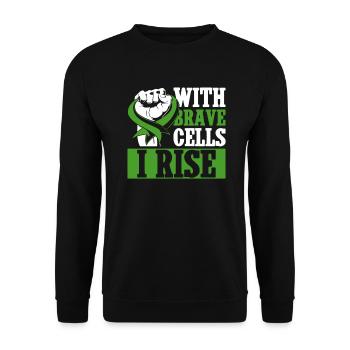 Stem Cell Transplant Stem Cell Donor Stem Cell - Unisex Sweatshirt - black - Front - Alina (178cm) & Michal (187cm)