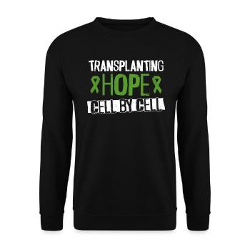 Stem Cell Transplant Stem Cell Donor Stem Cell - Unisex Sweatshirt - black - Front - Alina (178cm) & Michal (187cm)