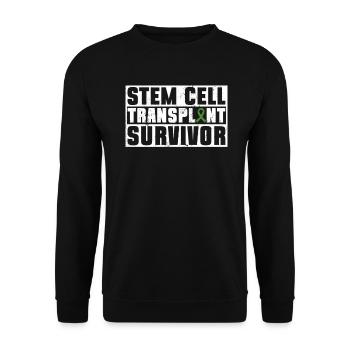 Stem Cell Transplant Stem Cell Donor Stem Cell - Unisex Sweatshirt - black - Front - Alina (178cm) & Michal (187cm)