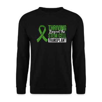 Stem Cell Transplant Stem Cell Donor Stem Cell - Unisex Sweatshirt - black - Front - Alina (178cm) & Michal (187cm)