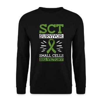 Stem Cell Transplant Stem Cell Donor Stem Cell - Unisex Sweatshirt - black - Front - Alina (178cm) & Michal (187cm)