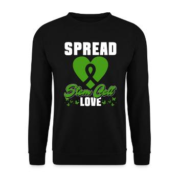 Stem Cell Transplant Stem Cell Donor Stem Cell - Unisex Sweatshirt - black - Front - Alina (178cm) & Michal (187cm)