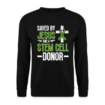 Stem Cell Transplant Stem Cell Donor Stem Cell - Unisex Sweatshirt - black - Front - Alina (178cm) & Michal (187cm)