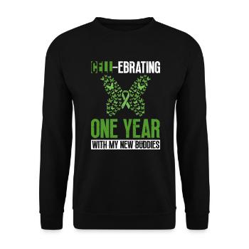 Stem Cell Transplant Stem Cell Donor Stem Cell - Unisex Sweatshirt - black - Front - Alina (178cm) & Michal (187cm)