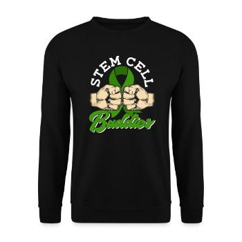 Stem Cell Transplant Stem Cell Donor Stem Cell - Unisex Sweatshirt - black - Front - Alina (178cm) & Michal (187cm)