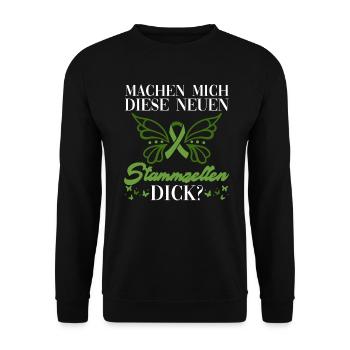 Stem Cells Stem Cell Therapy Stem Cell Donation - Unisex Sweatshirt - black - Front - Alina (178cm) & Michal (187cm)