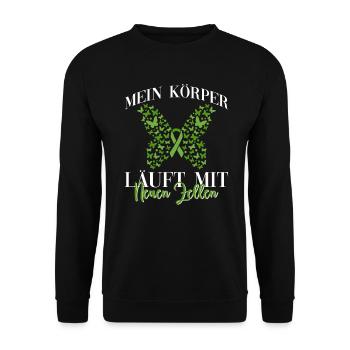 Stem Cells Stem Cell Therapy Stem Cell Donation - Unisex Sweatshirt - black - Front - Alina (178cm) & Michal (187cm)