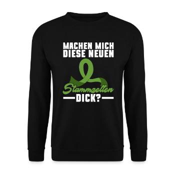 Stem Cells Stem Cell Therapy Stem Cell Donation - Unisex Sweatshirt - black - Front - Alina (178cm) & Michal (187cm)