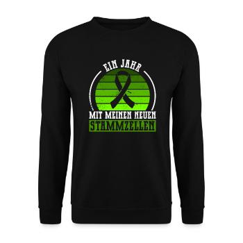 Stem Cells Stem Cell Therapy Stem Cell Donation - Unisex Sweatshirt - black - Front - Alina (178cm) & Michal (187cm)
