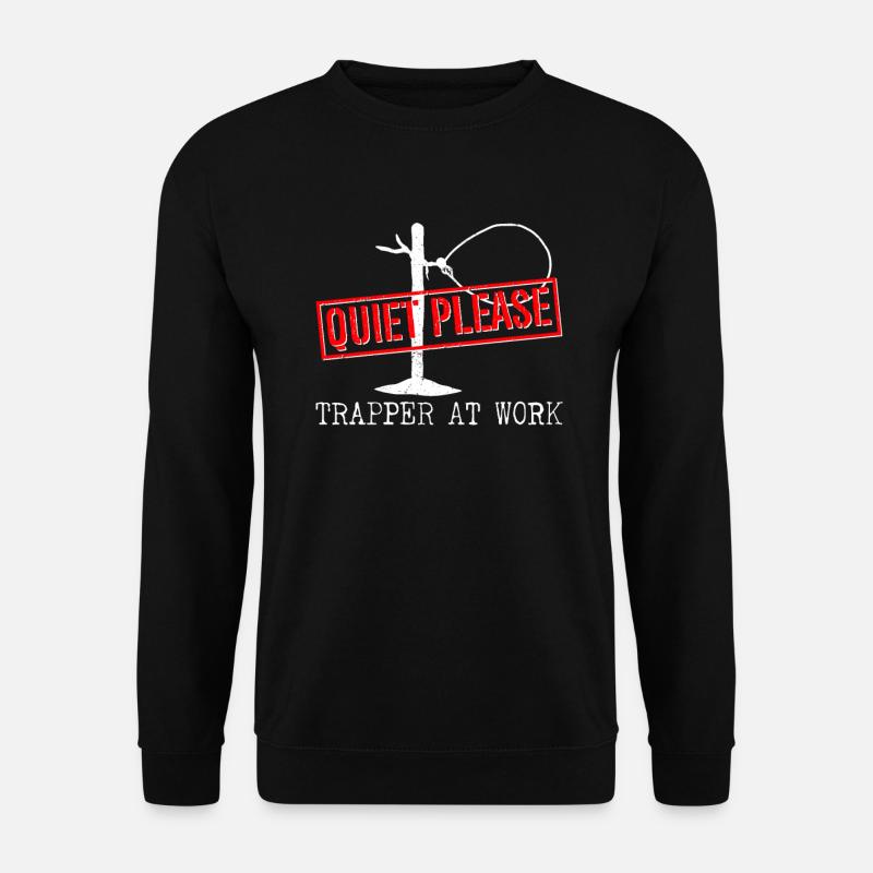 Animal Wire Snare - Unisex Sweatshirt - black