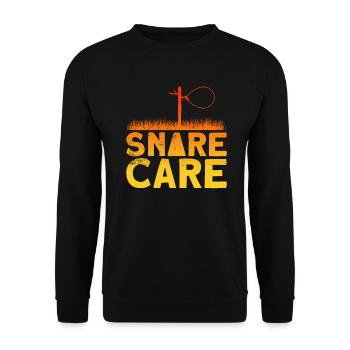 Piège à animaux Piège à collet métallique - Sweat-shirt Unisexe - noir - Devant - Alina (178cm) & Michal (187cm)