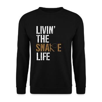 Piège à animaux Piège à collet métallique - Sweat-shirt Unisexe - noir - Devant - Alina (178cm) & Michal (187cm)