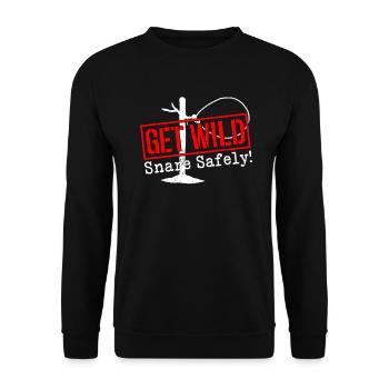 Piège à animaux Piège à collet métallique - Sweat-shirt Unisexe - noir - Devant - Alina (178cm) & Michal (187cm)