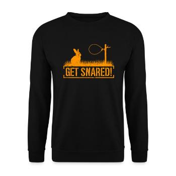 Piège à animaux Piège à collet métallique - Sweat-shirt Unisexe - noir - Devant - Alina (178cm) & Michal (187cm)
