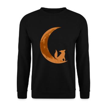Cadeaux amusants pour les amoureux du renard - Sweat-shirt Unisexe - noir - Devant - Alina (178cm) & Michal (187cm)