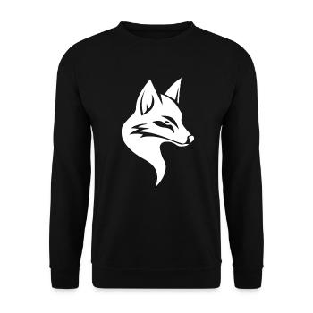 Cadeaux amusants pour les amoureux du renard - Sweat-shirt Unisexe - noir - Devant - Alina (178cm) & Michal (187cm)
