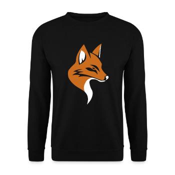 Cadeaux amusants pour les amoureux du renard - Sweat-shirt Unisexe - noir - Devant - Alina (178cm) & Michal (187cm)