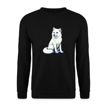 Cadeaux amusants pour les amoureux du renard - Sweat-shirt Unisexe - noir - Devant - Alina (178cm) & Michal (187cm)