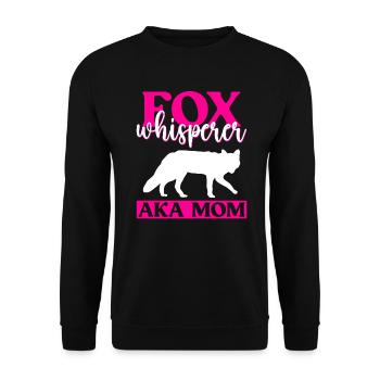 Cadeaux amusants pour les amoureux du renard - Sweat-shirt Unisexe - noir - Devant - Alina (178cm) & Michal (187cm)