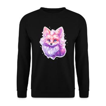 Cadeaux esthétiques pour les amoureux du renard - Sweat-shirt Unisexe - noir - Devant - Alina (178cm) & Michal (187cm)