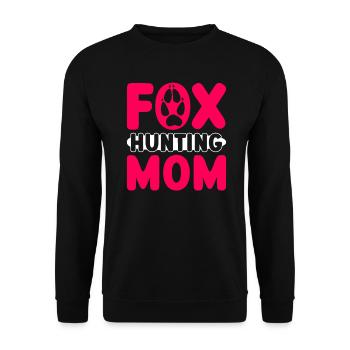 Lustige Geschenke für Fuchsliebhaber - Unisex Pullover - Schwarz - Vorne - Alina (178cm) & Michal (187cm)