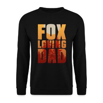 Cadeaux amusants pour les amoureux du renard - Sweat-shirt Unisexe - noir - Devant - Alina (178cm) & Michal (187cm)