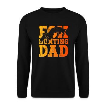Lustige Geschenke für Fuchsliebhaber - Unisex Pullover - Schwarz - Vorne - Alina (178cm) & Michal (187cm)