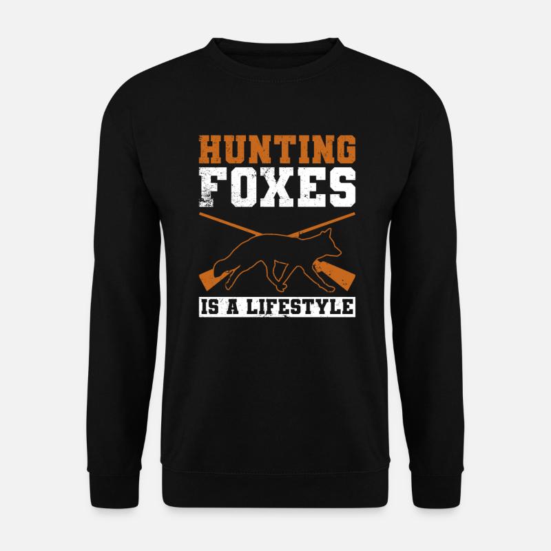 Fuchsjagd Geschenke - Unisex Pullover - Schwarz