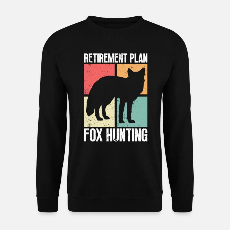 Fuchsjagd Geschenke - Unisex Pullover - Schwarz