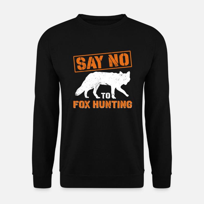 Anti-fox hunting accessories - Unisex Sweatshirt - black