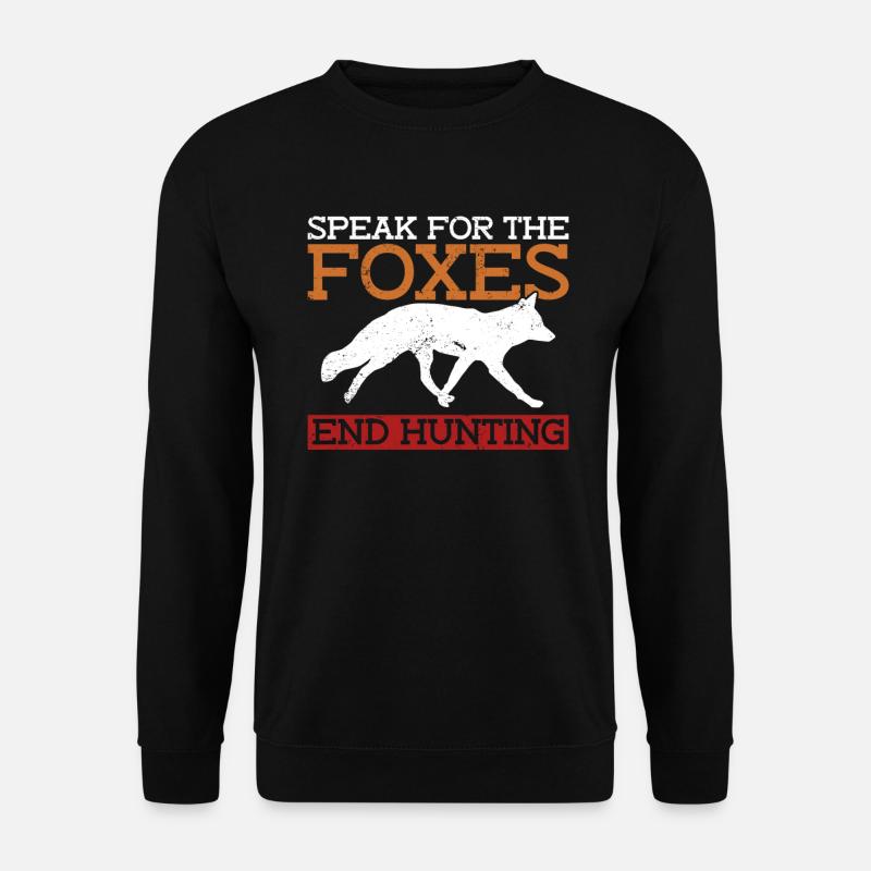 Anti-fox hunting accessories - Unisex Sweatshirt - black