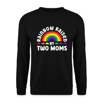 Gay Mom Lesbian Mothers Mothers Day - Unisex Sweatshirt - black - Front - Alina (178cm) & Michal (187cm)