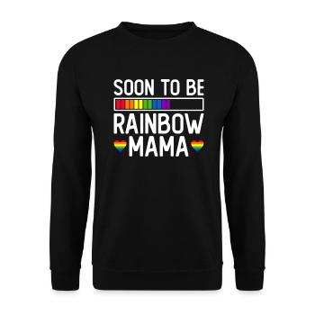 Gay Mom Lesbian Mothers Mothers Day - Unisex Sweatshirt - black - Front - Alina (178cm) & Michal (187cm)