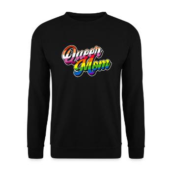 Gay Mom Lesbian Mothers Mothers Day - Unisex Sweatshirt - black - Front - Alina (178cm) & Michal (187cm)