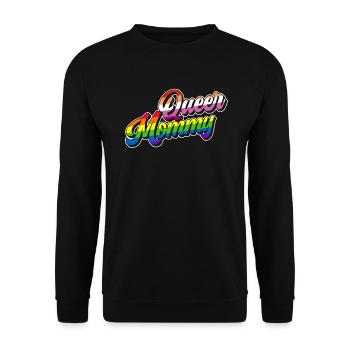 Gay Mom Lesbian Mothers Mothers Day - Unisex Sweatshirt - black - Front - Alina (178cm) & Michal (187cm)