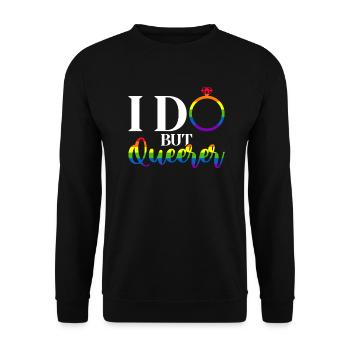 Mariage Gay Pride Mariage Gay - Sweat-shirt Unisexe - noir - Devant - Alina (178cm) & Michal (187cm)