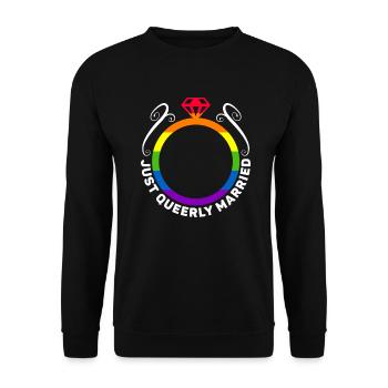 Mariage Gay Pride Mariage Gay - Sweat-shirt Unisexe - noir - Devant - Alina (178cm) & Michal (187cm)