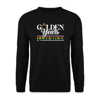 Gay Pride Wedding Gay Marriage - Unisex Sweatshirt - black - Front - Alina (178cm) & Michal (187cm)