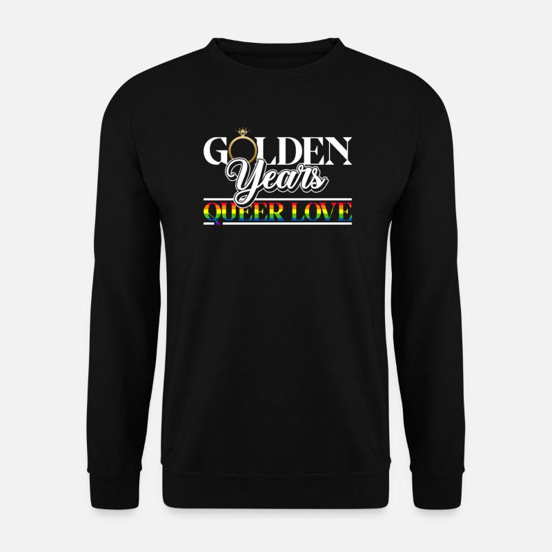 Gay Pride Hochzeit Homo-Ehe - Unisex Pullover - Schwarz