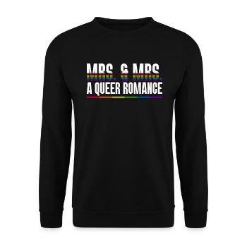 Gay Pride 2026 Wedding Gay Marriage - Unisex Sweatshirt - black - Front - Alina (178cm) & Michal (187cm)