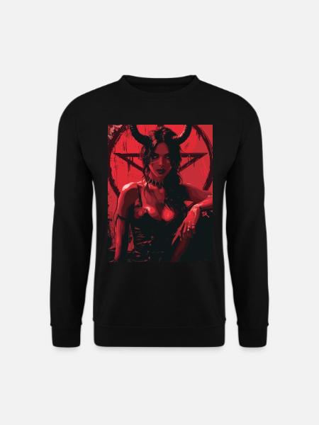 The Female Devil - Unisex Pullover - Schwarz