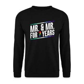 Mariage Gay Pride Mariage Gay - Sweat-shirt Unisexe - noir - Devant - Alina (178cm) & Michal (187cm)