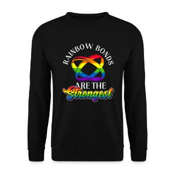 Mariage Gay Pride Mariage Gay - Sweat-shirt Unisexe - noir - Devant - Alina (178cm) & Michal (187cm)