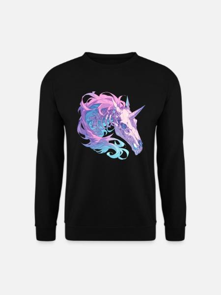 Einhorn Halloween Japanisches Einhorn - Unisex sweater - sort