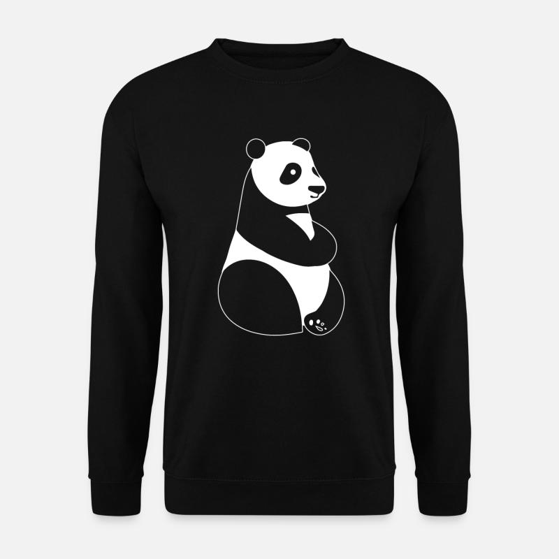 Panda Bear Japanese Panda - Unisex Sweatshirt - black