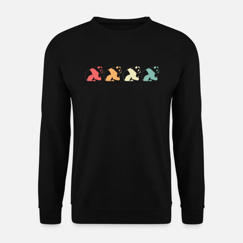 Panda Ours Panda géant japonais - Sweat-shirt Unisexe - noir