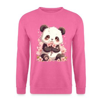 Panda Ours Panda géant japonais - Sweat-shirt Unisexe - rose - Devant