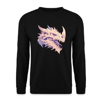 Dragon Halloween Dragon Kids - Unisex Sweatshirt - black - Front - Alina (178cm) & Michal (187cm)
