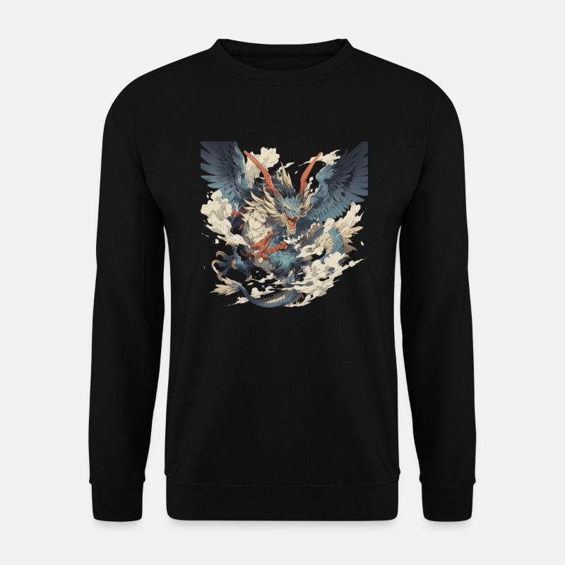 Dragon Thanksgiving Turkey Wings - Unisex Sweatshirt - black
